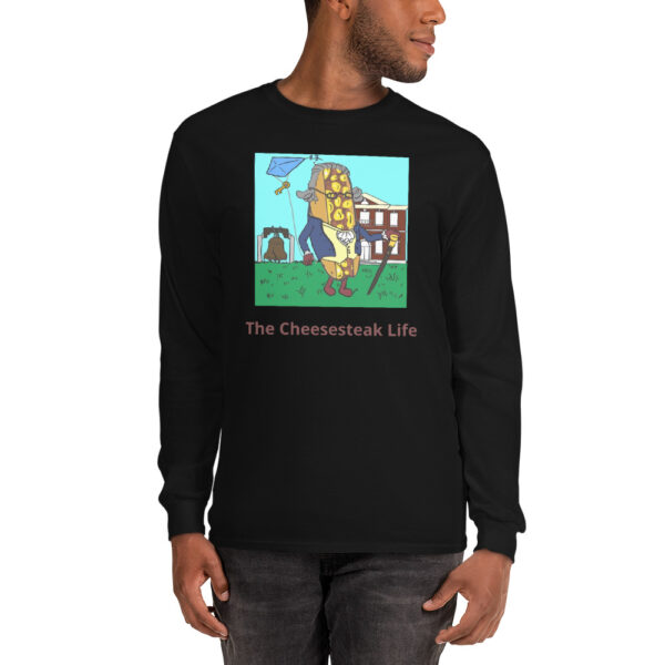 Long Sleeve Shirt T-shirt - Cheesey History - Image 7