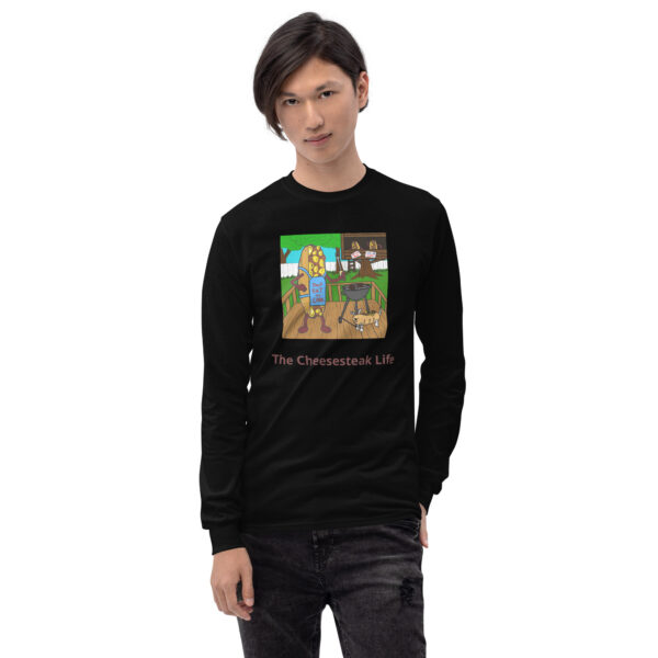 Long Sleeve Shirt T-shirt - Cheesey Bar-B-Que - Image 4