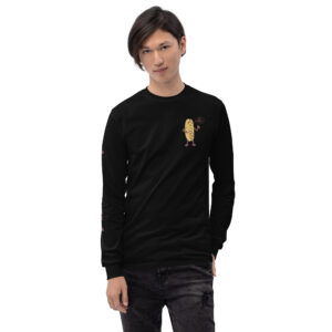 Long Sleeve T-Shirt - Amigo Dan - Cheesey Bar-B-Que on back - TCL on arm