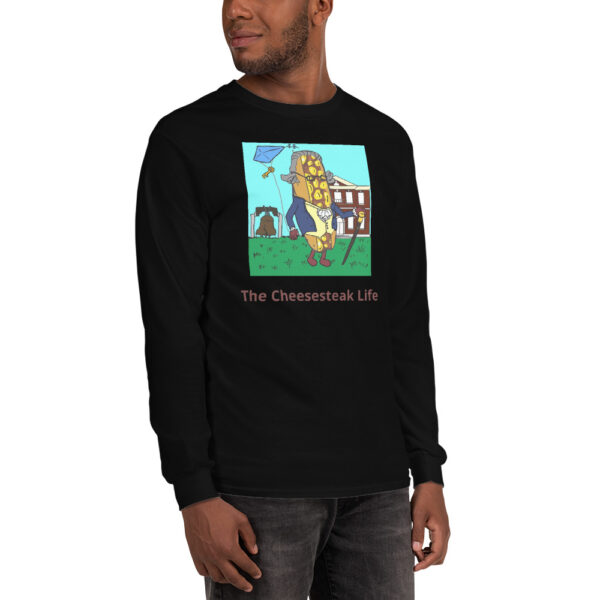 Long Sleeve Shirt T-shirt - Cheesey History - Image 12
