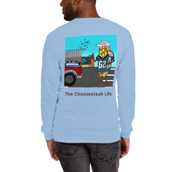 Long Sleeve T-Shirt - Amigo Dan - Cheesey Eagles Fan on back - Image 10