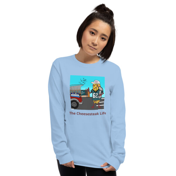 Long Sleeve Shirt T-shirt - Cheesey Eagles Fan - Image 10