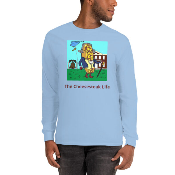 Long Sleeve Shirt T-shirt - Cheesey History - Image 10