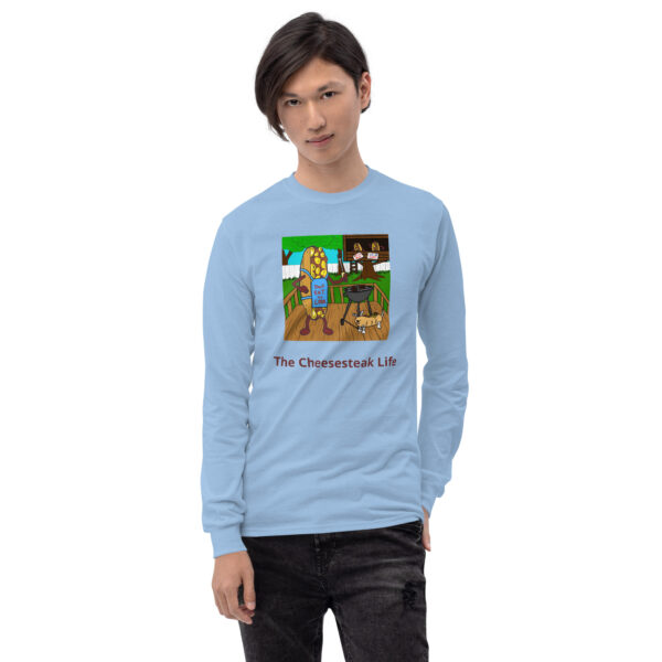 Long Sleeve Shirt T-shirt - Cheesey Bar-B-Que - Image 10