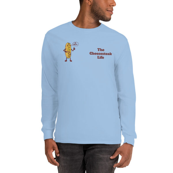 Long Sleeve T-Shirt - Amigo Dan - Cheesey Beach on back - Image 9