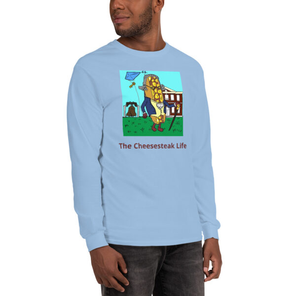 Long Sleeve Shirt T-shirt - Cheesey History - Image 14