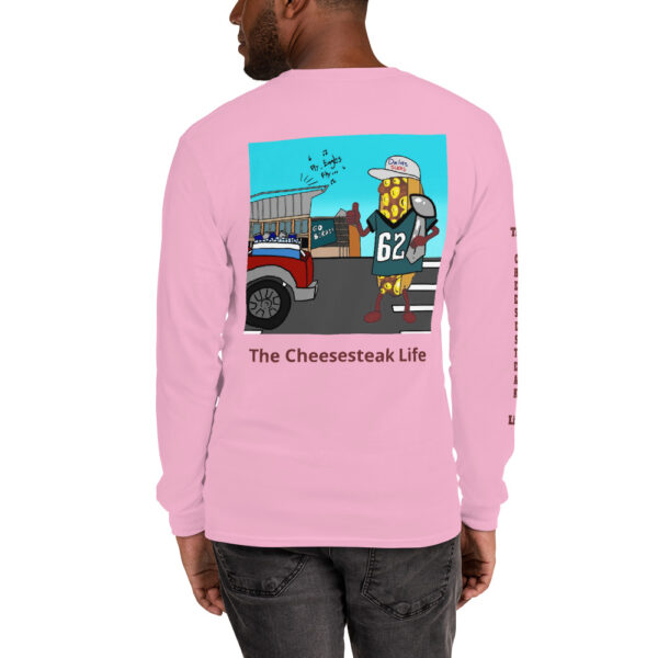 Long Sleeve T-Shirt - Amigo Dan - Cheesey Eagles Fan on back - TCL on arm - Image 14