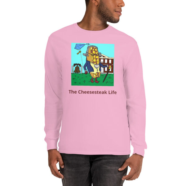 Long Sleeve Shirt T-shirt - Cheesey History - Image 5