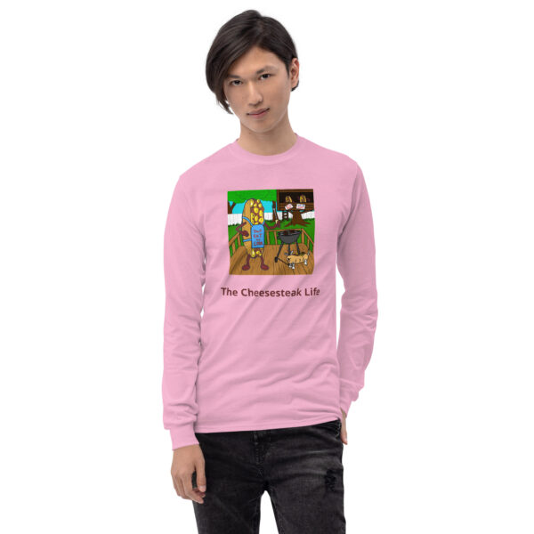 Long Sleeve Shirt T-shirt - Cheesey Bar-B-Que - Image 3