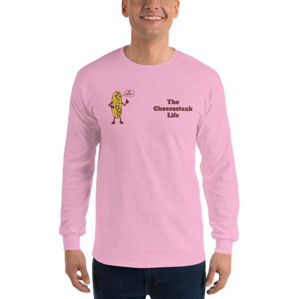 Long Sleeve T-Shirt - Amigo Dan - Cheesey Fishnets on back - Image 9