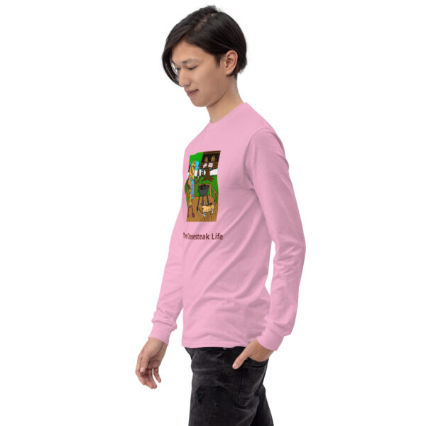 Long Sleeve Shirt T-shirt - Cheesey Bar-B-Que - Image 11