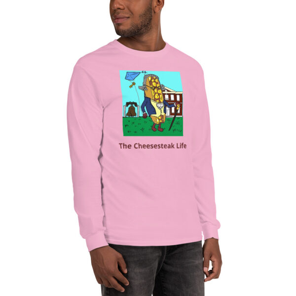 Long Sleeve Shirt T-shirt - Cheesey History - Image 6