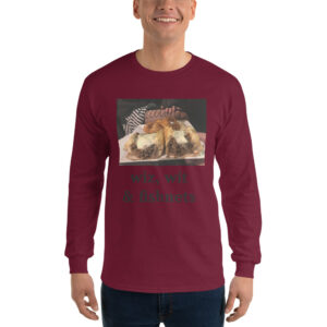 Long Sleeve T-Shirt - Cheesesteak Life - Cheesey Fishnet Stockings