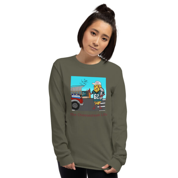Long Sleeve Shirt T-shirt - Cheesey Eagles Fan - Image 14