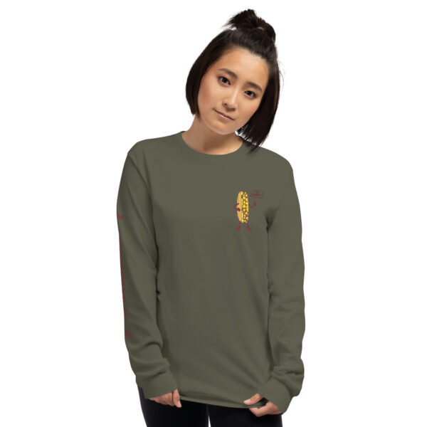 Long Sleeve T-Shirt - Amigo Dan - Cheesey Beach on back - TCL on arm - Image 8
