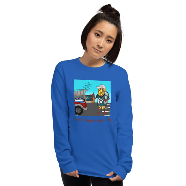 Long Sleeve Shirt T-shirt - Cheesey Eagles Fan - Image 4