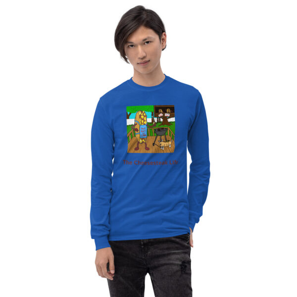 Long Sleeve Shirt T-shirt - Cheesey Bar-B-Que - Image 7