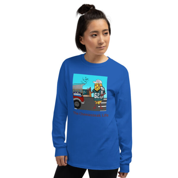 Long Sleeve Shirt T-shirt - Cheesey Eagles Fan - Image 9