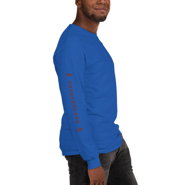 Long Sleeve T-Shirt - Amigo Dan - Cheesey Eagles Fan on back - TCL on arm - Image 7
