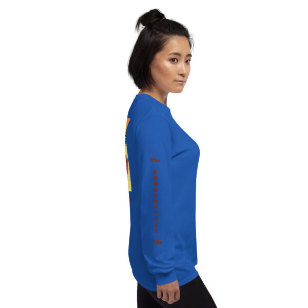 Long Sleeve T-Shirt - Amigo Dan - Cheesey Beach on back - TCL on arm - Image 7