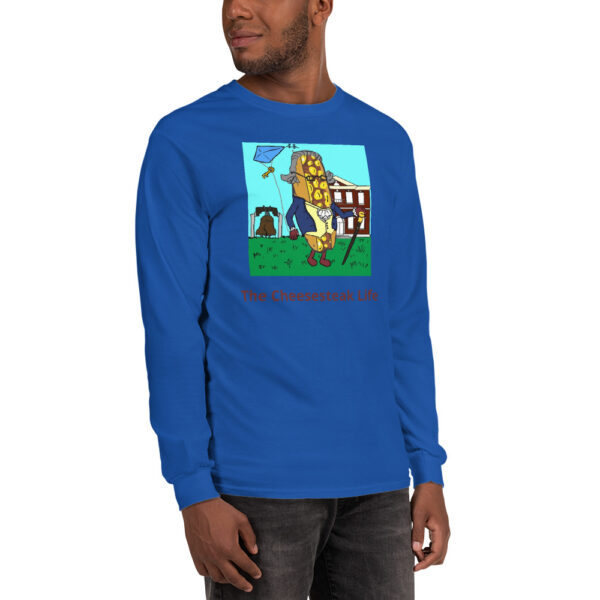 Long Sleeve Shirt T-shirt - Cheesey History - Image 2