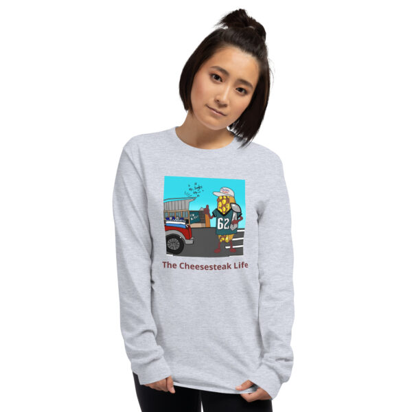 Long Sleeve Shirt T-shirt - Cheesey Eagles Fan - Image 3