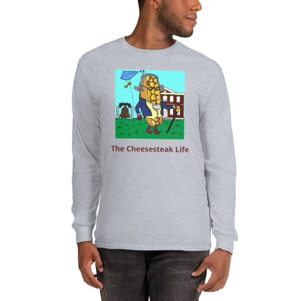 Long Sleeve Shirt T-shirt - Cheesey History - Image 13