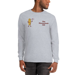 Long Sleeve T-Shirt - Amigo Dan - Cheesey Beach on back