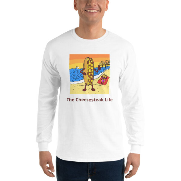 Long Sleeve Shirt T-shirt - Cheesey Beach