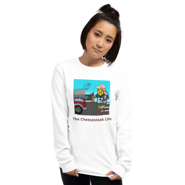 Long Sleeve Shirt T-shirt - Cheesey Eagles Fan - Image 7