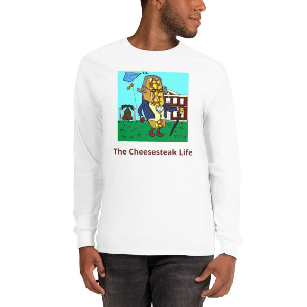 Long Sleeve Shirt T-shirt - Cheesey History - Image 11