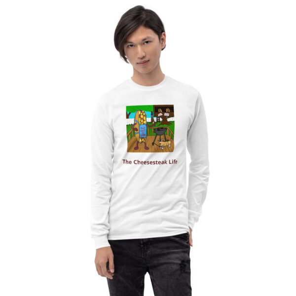Long Sleeve Shirt T-shirt - Cheesey Bar-B-Que - Image 6