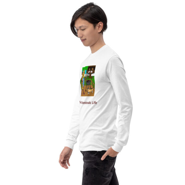 Long Sleeve Shirt T-shirt - Cheesey Bar-B-Que - Image 14