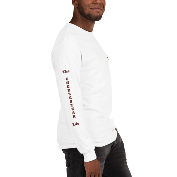 Long Sleeve T-Shirt - Amigo Dan - Cheesey Fishnets on back - TCL on arm - Image 18