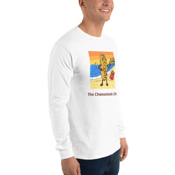 Long Sleeve Shirt T-shirt - Cheesey Beach - Image 2