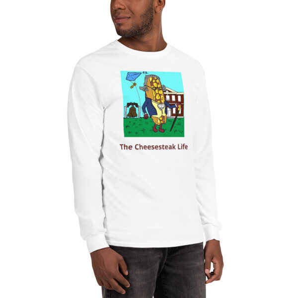 Long Sleeve Shirt T-shirt - Cheesey History - Image 9