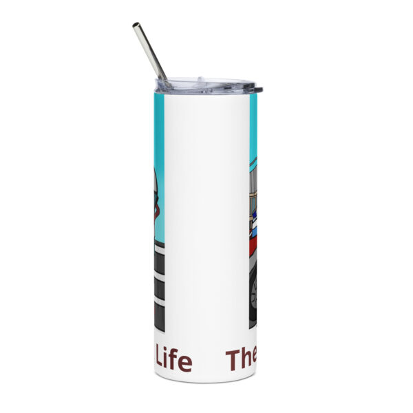 Stainless steel tumbler - Cheesey Eagles Fan - Image 2
