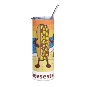 Stainless steel tumbler - Cheesey Beach