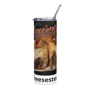 Stainless steel tumbler - Cheesey Fishnets