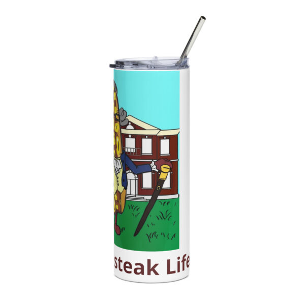 Stainless steel tumbler - Cheesey History - Image 4