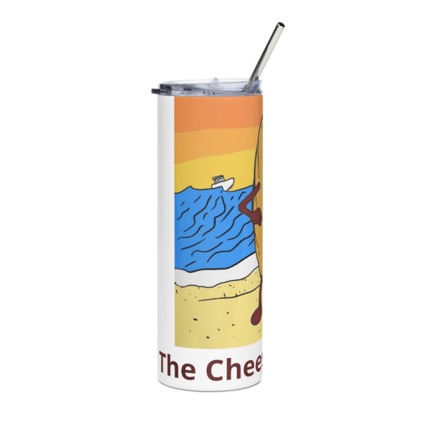 Stainless steel tumbler - Cheesey Beach - Image 3