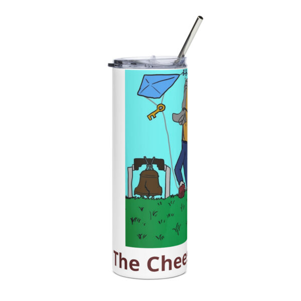 Stainless steel tumbler - Cheesey History - Image 2