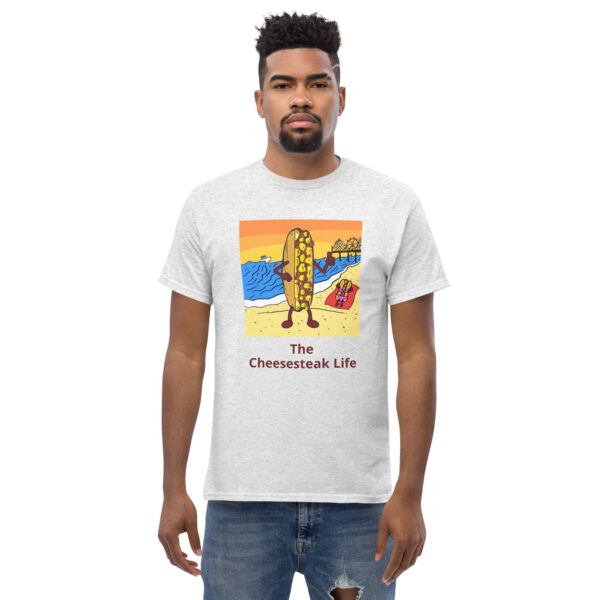 Classic T-shirt - Cheesey Beach - Image 6