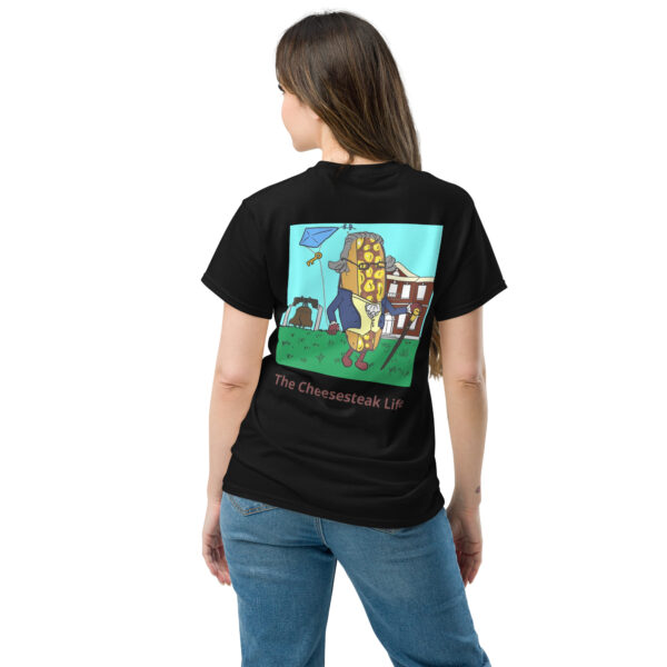T-shirt - Amigo Dan - Cheesey Beach on back - Image 3