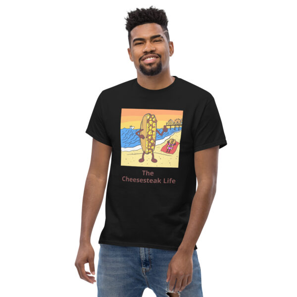 Classic T-shirt - Cheesey Beach - Image 10