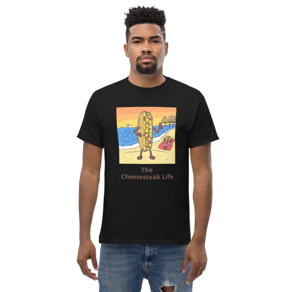 Classic T-shirt - Cheesey Beach - Image 5