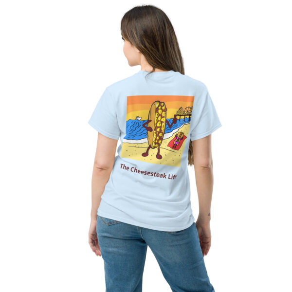 T-shirt - Amigo Dan - Cheesey Beach on back - Image 18