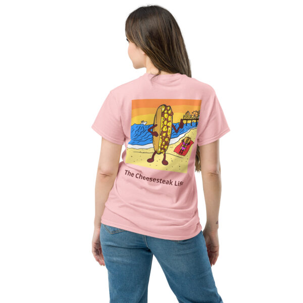 T-shirt - Amigo Dan - Cheesey Beach on back - Image 15
