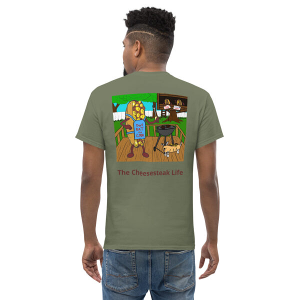 T-shirt - Amigo Dan - Cheesey Bar-B-Que on back - Image 10