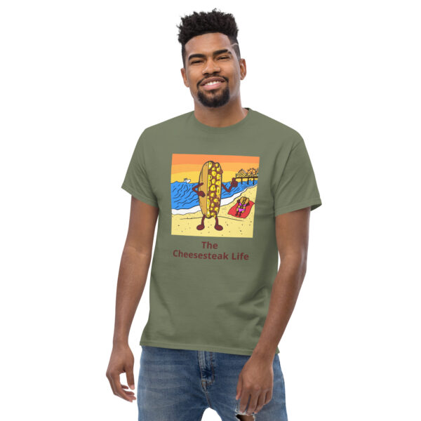Classic T-shirt - Cheesey Beach - Image 3